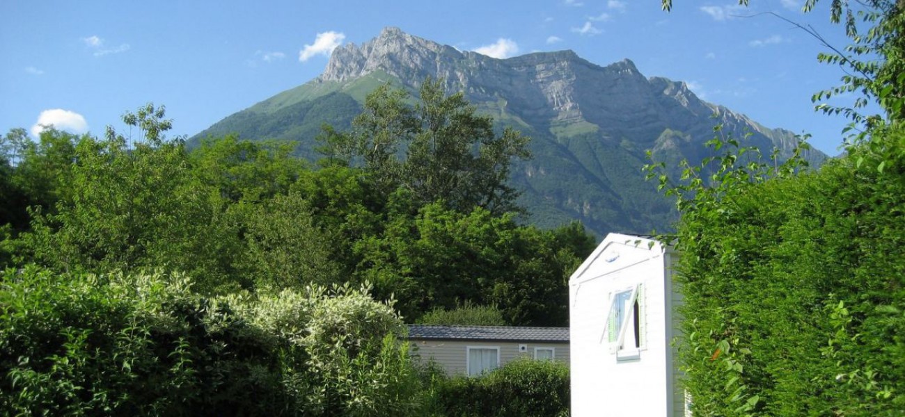 Campingplatz in Savoie am Fuße des Arclusaz - Camping in den Alpen mit Mobilhomes